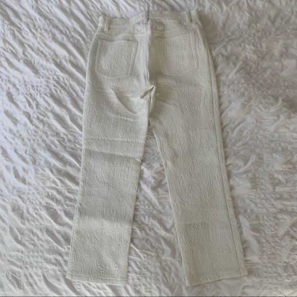 Ralph Lauren White Paisley Pants - Picture 5 of 16